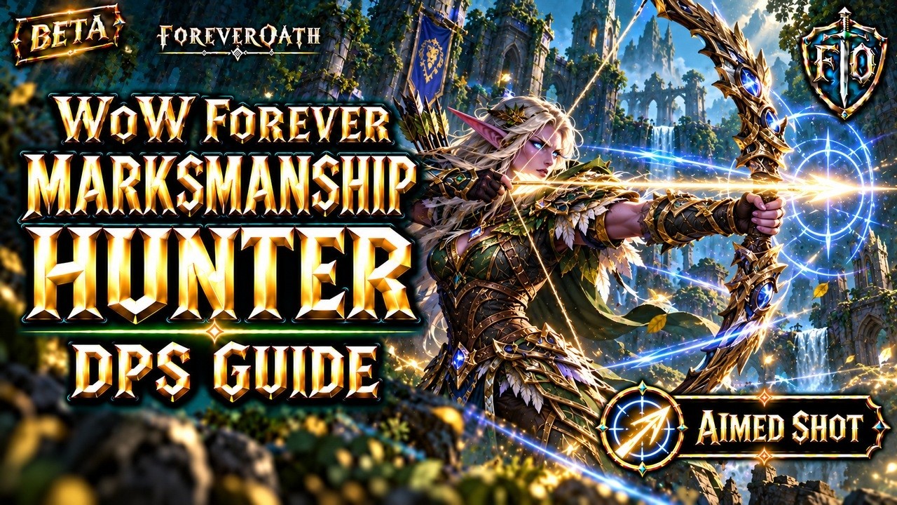 WoW Forever Marksmanship Hunter Guide | Level 1&ndash;30 Talents, Rotation & DPS Tier