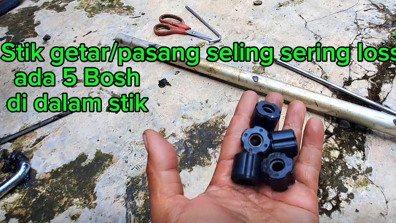 cara bongkar Stik mesin rumput