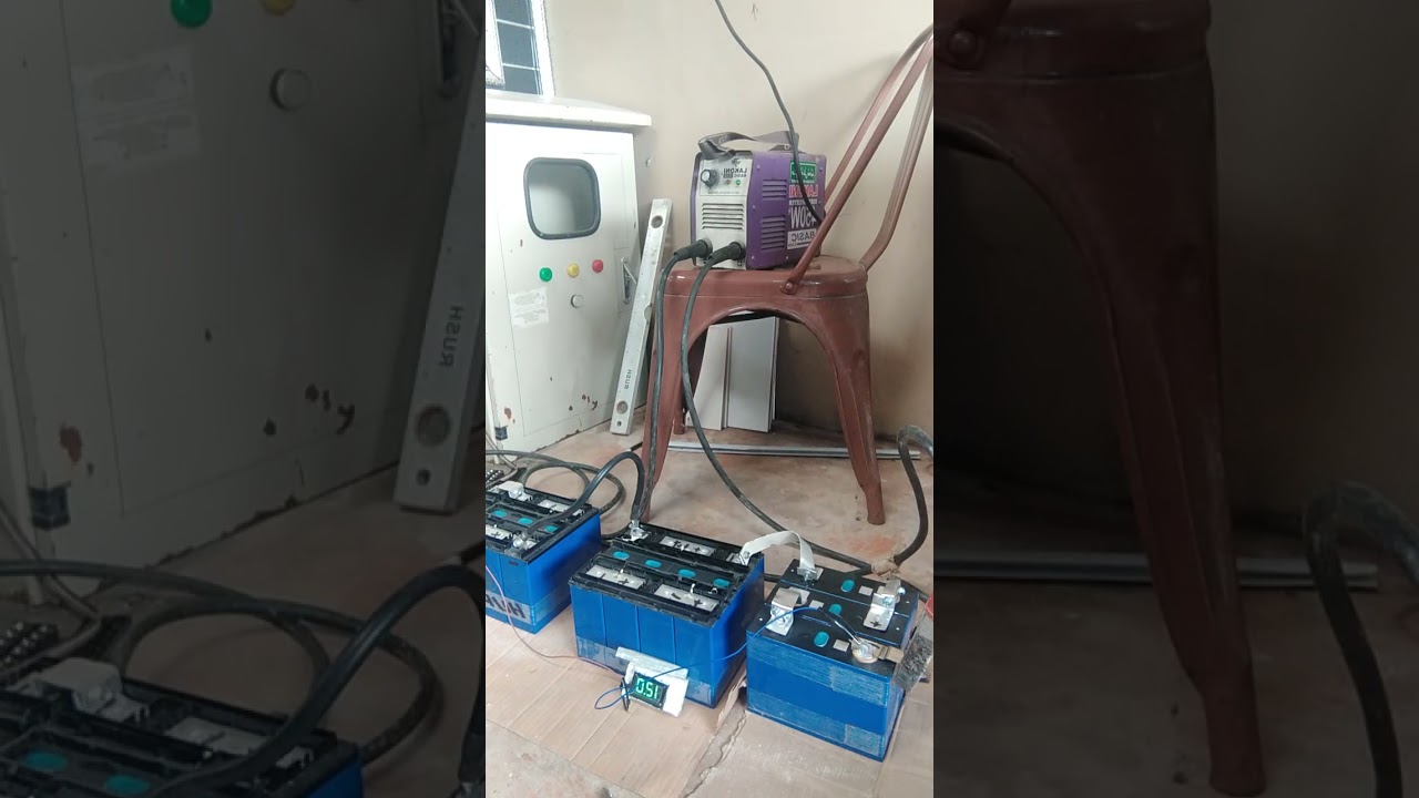 Part 2 menghidupkan batrai lifepo4 pakai mesin las
