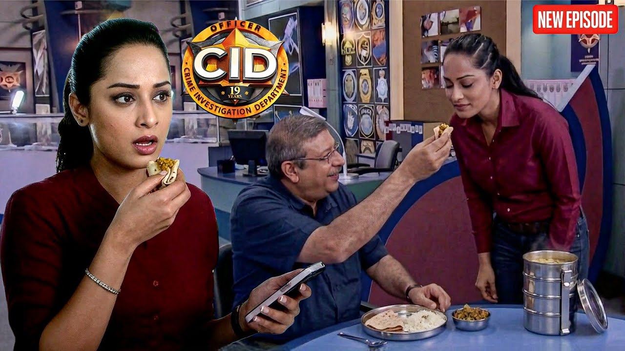 पापा को टिफ़िन के साथ Bureau में देख Purvi हुई हैरान! || CID | Latest Episode ||