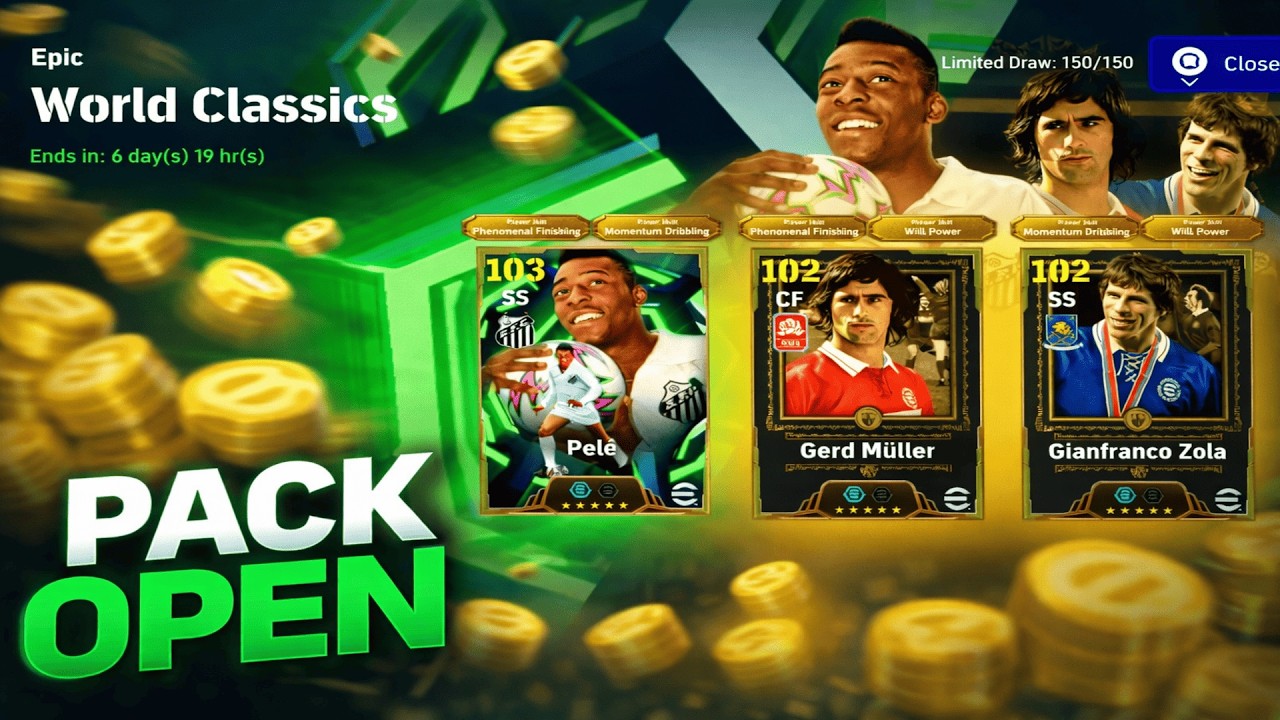 💰🤑7600 MOEDAS NA BOX DO PELÉ!! SUPER PACK OPEN COM MITADA NO FINAL!! 🔥🤩