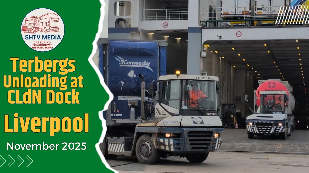 Portside Trucking | CLdN Ferry Unloading at Bootle Docks | Terbergs in Action