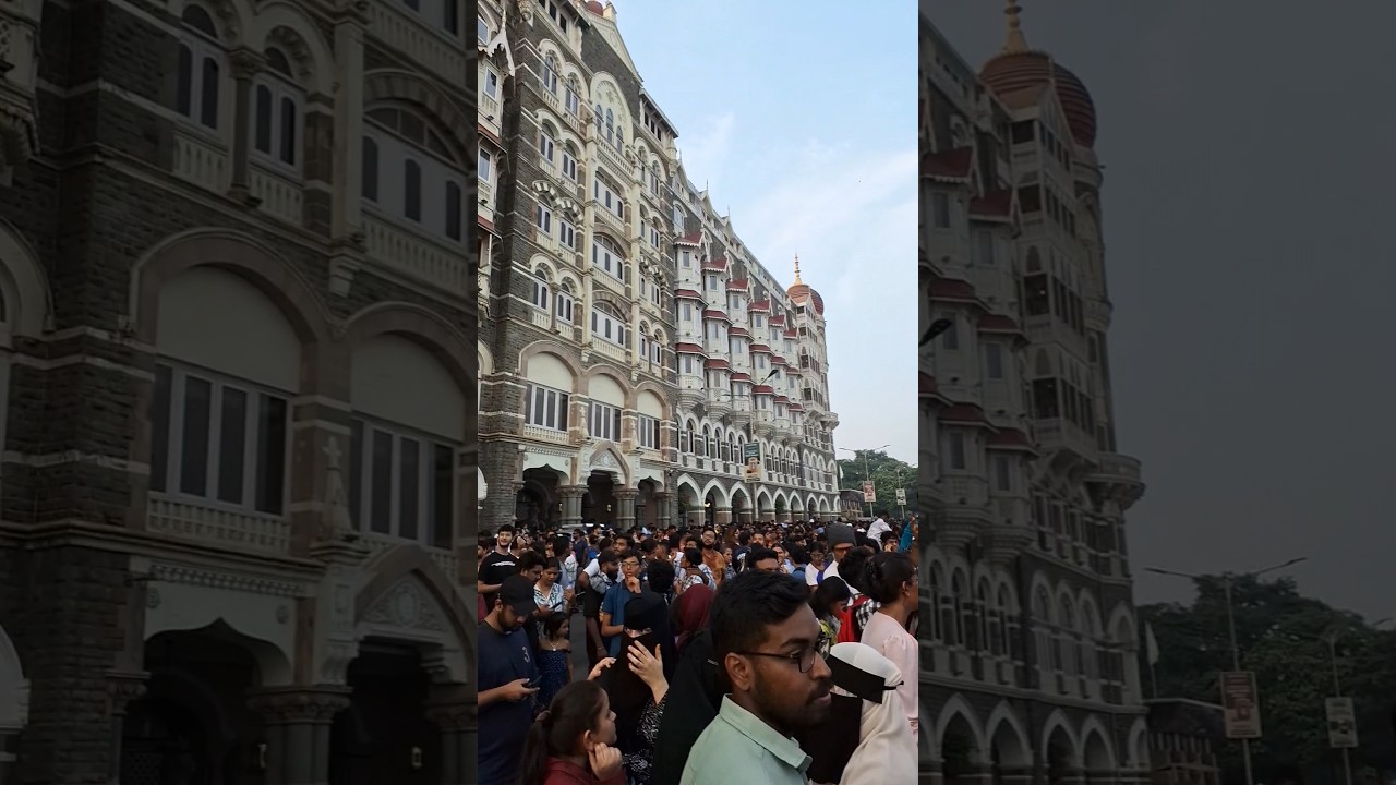 # Jaisvi Sahu # Taj Hotel # Gate way of India # Mumbai humko jam gai # Mumbai's beauty 😍 👌