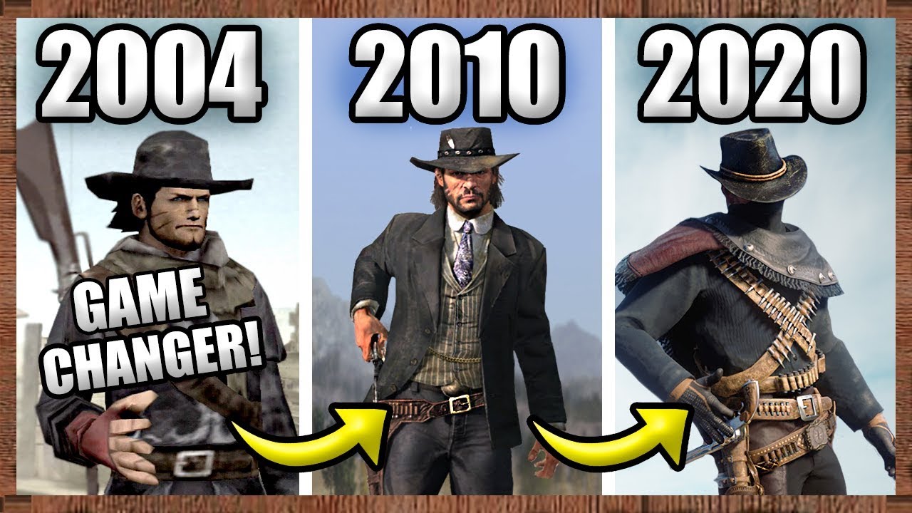 Evolution of GUNPLAY LOGIC in Red Dead Redemption Games (2004-2020) RDR, RDR1, RDR2