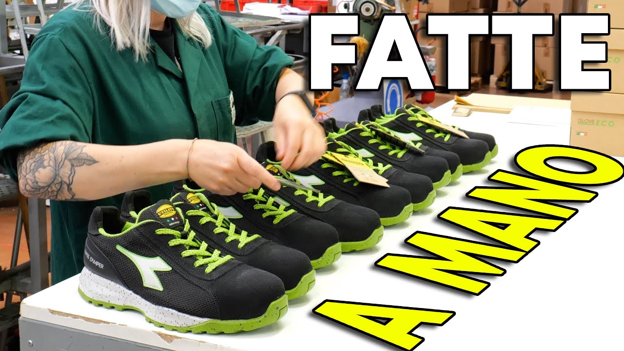Come CREANO le DIADORA ANTINFORTUNISTICHE: visita in azienda