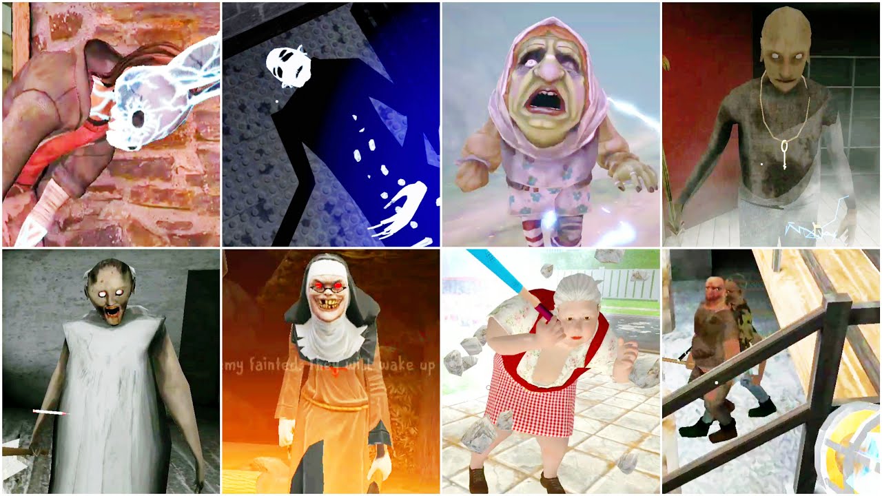 Granny vs Ice Scream 8 vs Granny 4 vs Horror Tale 3 & More | Game Weapons #26