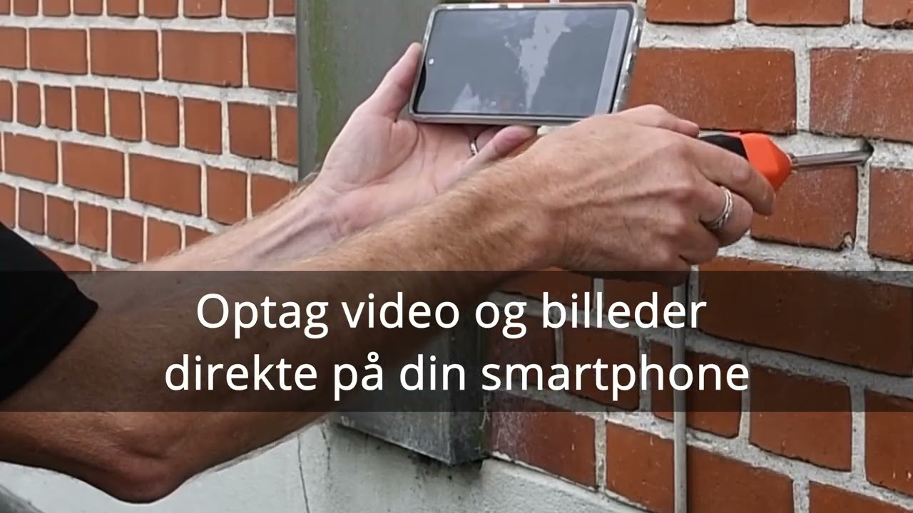 Endoskop Kamera til hulmur og lukkede konstruktioner