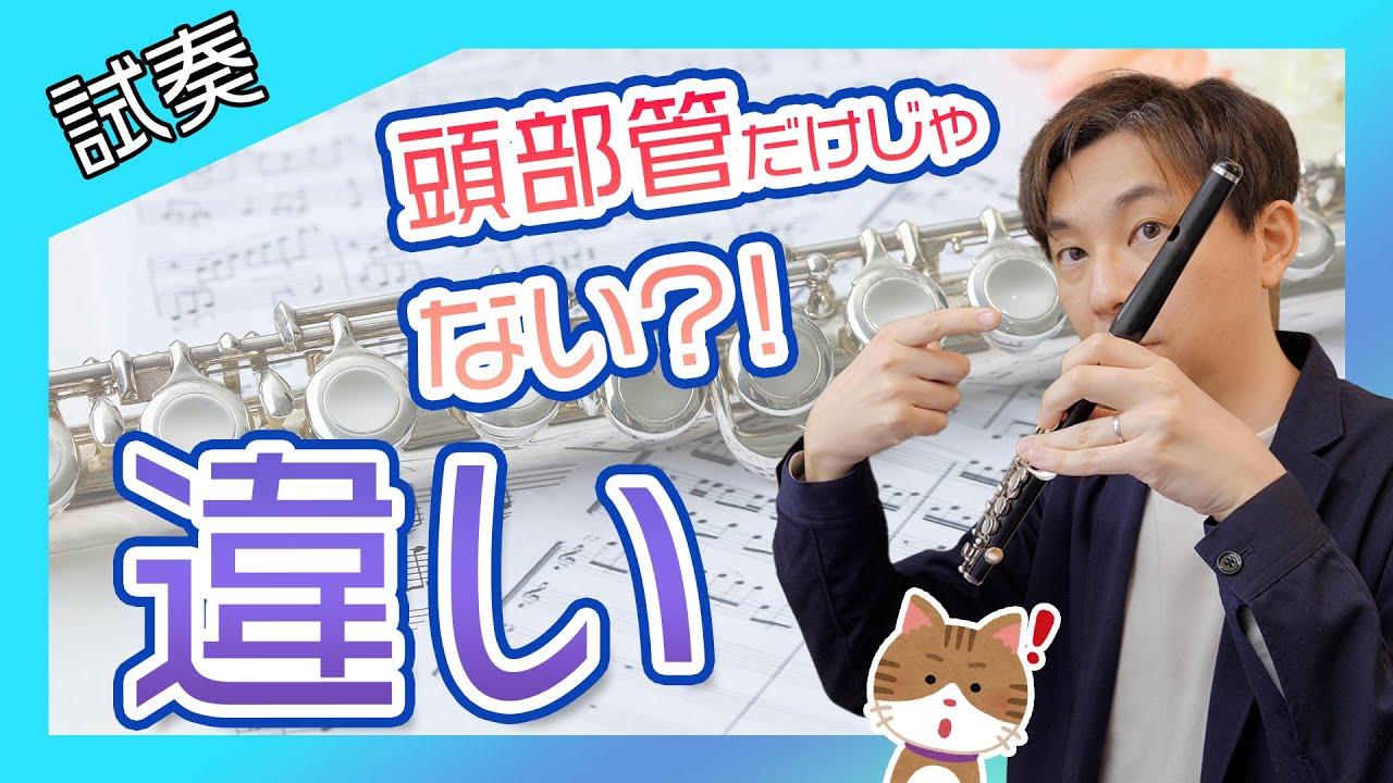 【ピッコロ】頭部管だけじゃない！？PFP105と165の大きな違いとは！？【パールフルート】