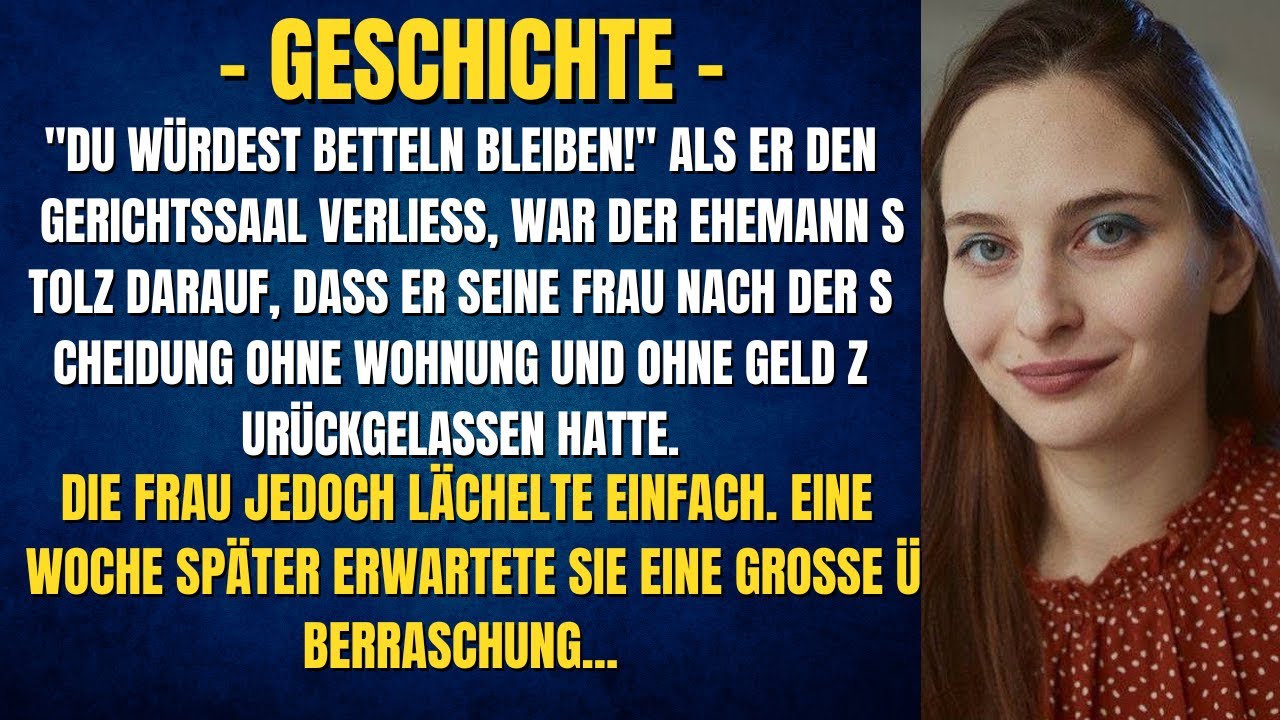 Der Ehemann hinterließ seiner Frau nichts, wurde jedoch eine Woche später mit einer Überraschung...