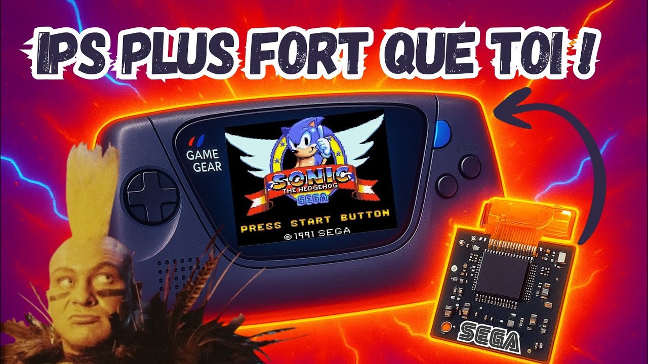 J’ai redonné vie à ma GameGear grâce à un écran IPS !
