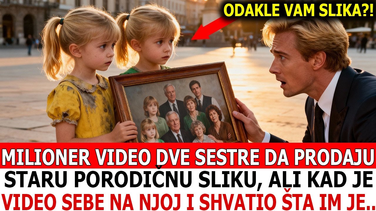 BLIZNAKINjE PRODAVALE STARU PORODIČNU SLIKU - MLADI MILIONER SE SLOMIO KAD JE VIDEO SLIKU I SHVATIO