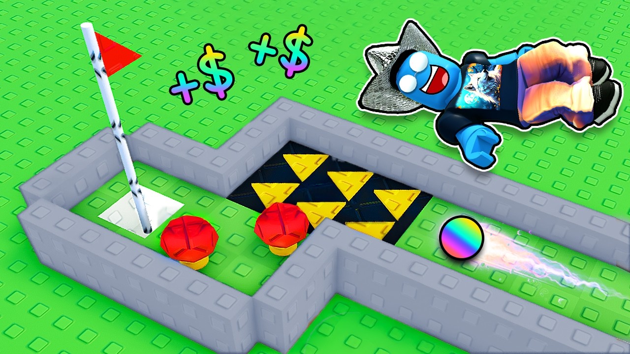 Build a MINI GOLF COURSE, Make MILLIONS in Roblox?!