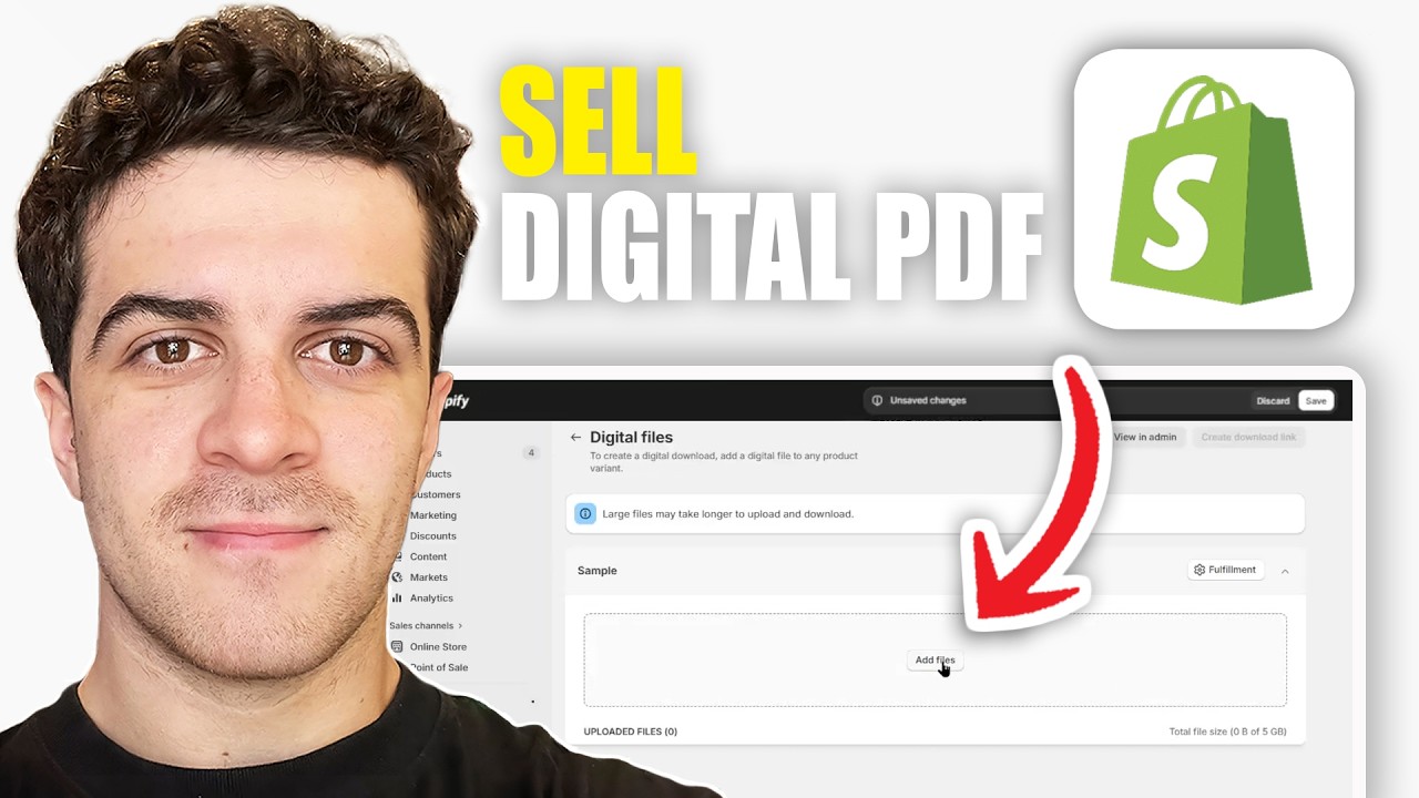 Как продавать цифровые PDF-файлы на Shopify (Руководство 2026 года)