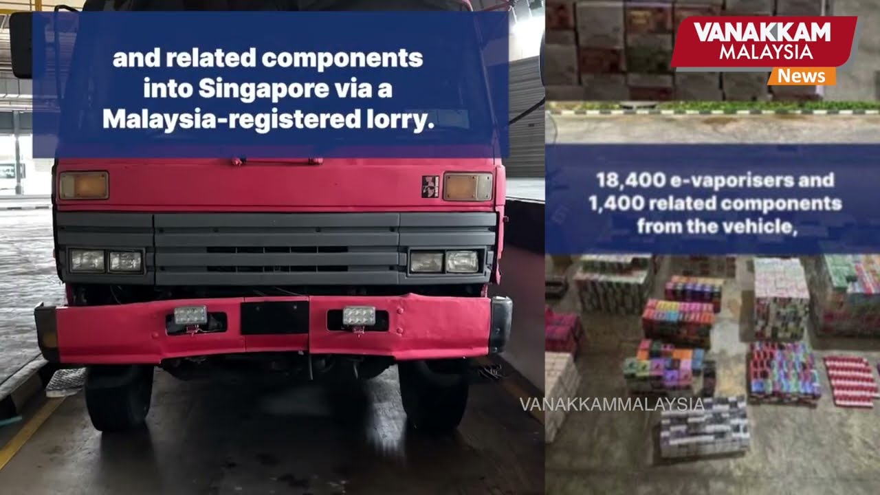 Over 18,000 vapes seized in Singapore; Malaysian man arrested