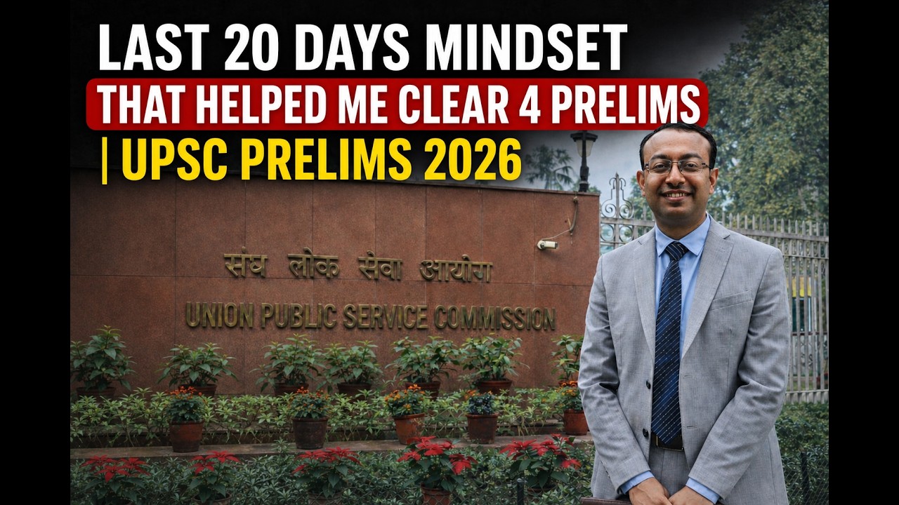 LAST 20 DAYS STRATEGY | UPSC PRELIMS 2026