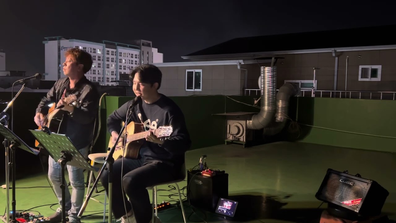 기타연습34주차(첫 버스킹공연) - 인사