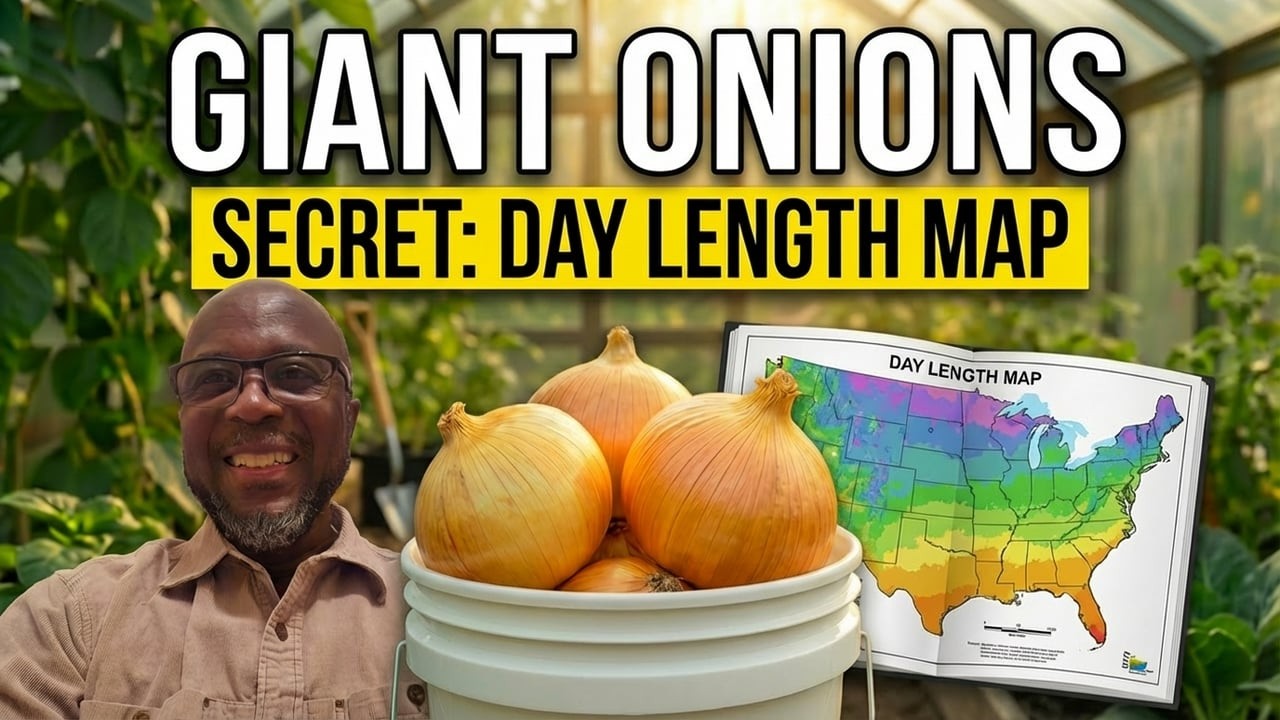 Grow Big Onions in a 5-Gallon Bucket | Day-Length Explained for Maximum Bulb Size
