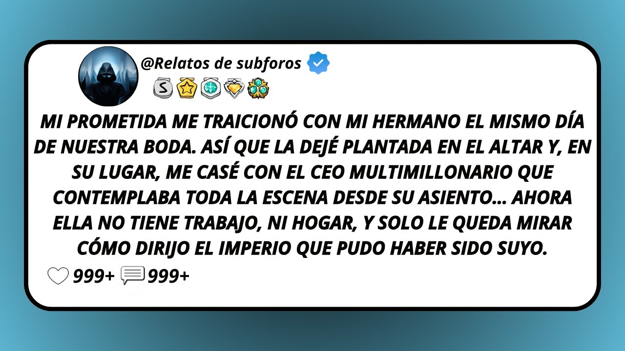 Mi Prometida Me Traicionó Con Mi Hermano El Mismo Día De Nuestra Boda. Así Que La Dejé Plantada...