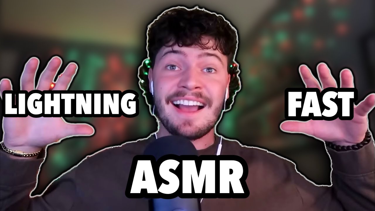 ASMR Lightning Fast & Aggressive Triggers for Insane Tingles! (tapping, mouth sounds, visuals, etc!)