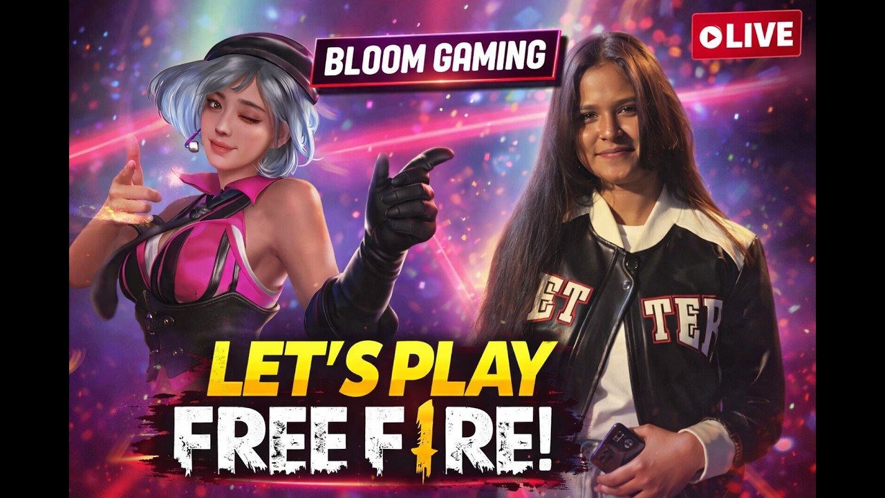 🔴 Free Fire Live GIRL POWER Playing with SUBS!  🏆 Free Fire 🌸 |#frrefire