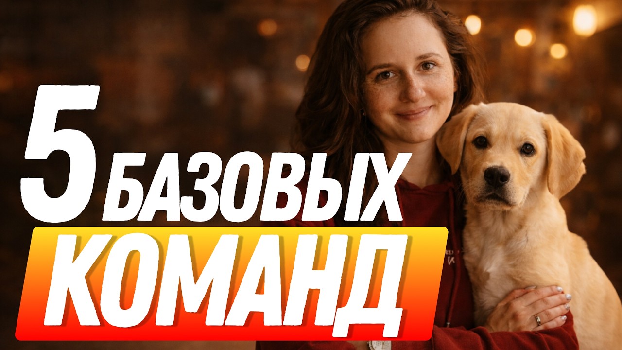 Команды которые заменят походы к кинологу | с чего начать обучение щенка