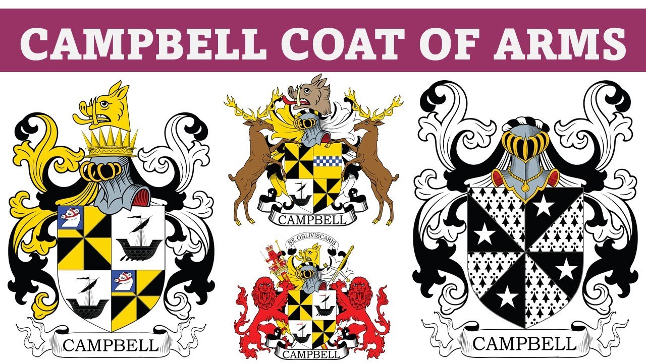 Campbell Coat of Arms & Family Crest - Symbols, Bearers, History