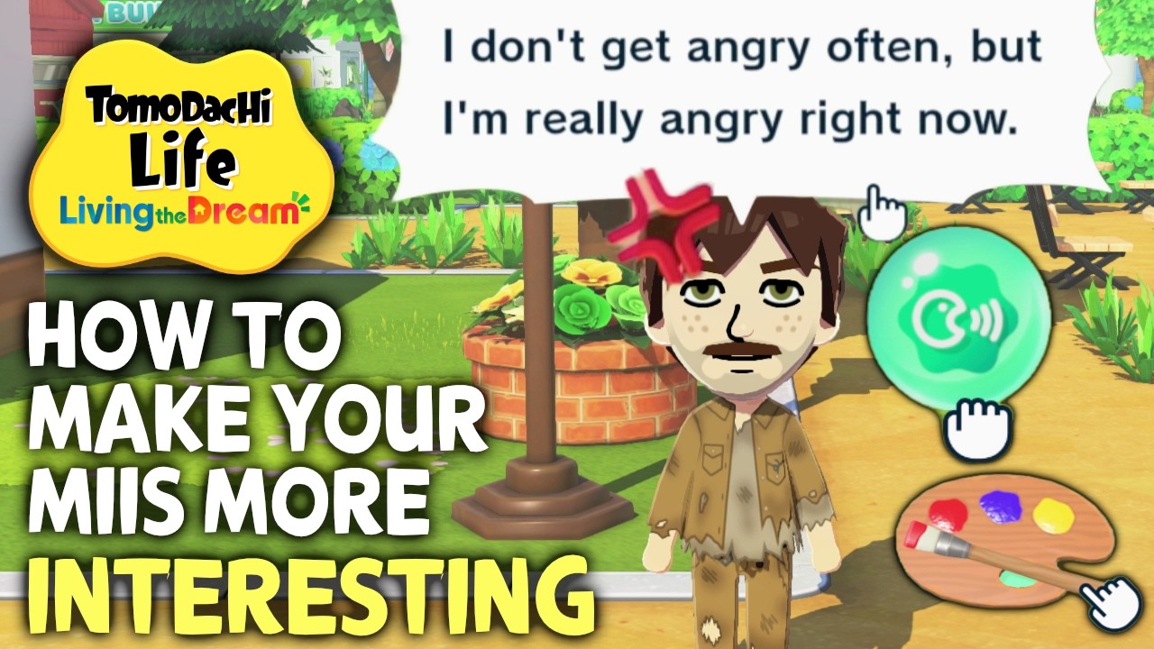 How To Make Your Mii's More INTERESTING - Tomodachi Life: Living The Dream