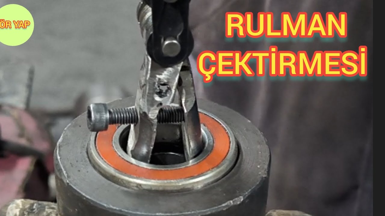 Rulman Çektirmesi-Kör Delik Rulmanlar Nasıl Çıkartılır-Kör Delik Rulman Çektirmesi-Çektirme-Rulman.