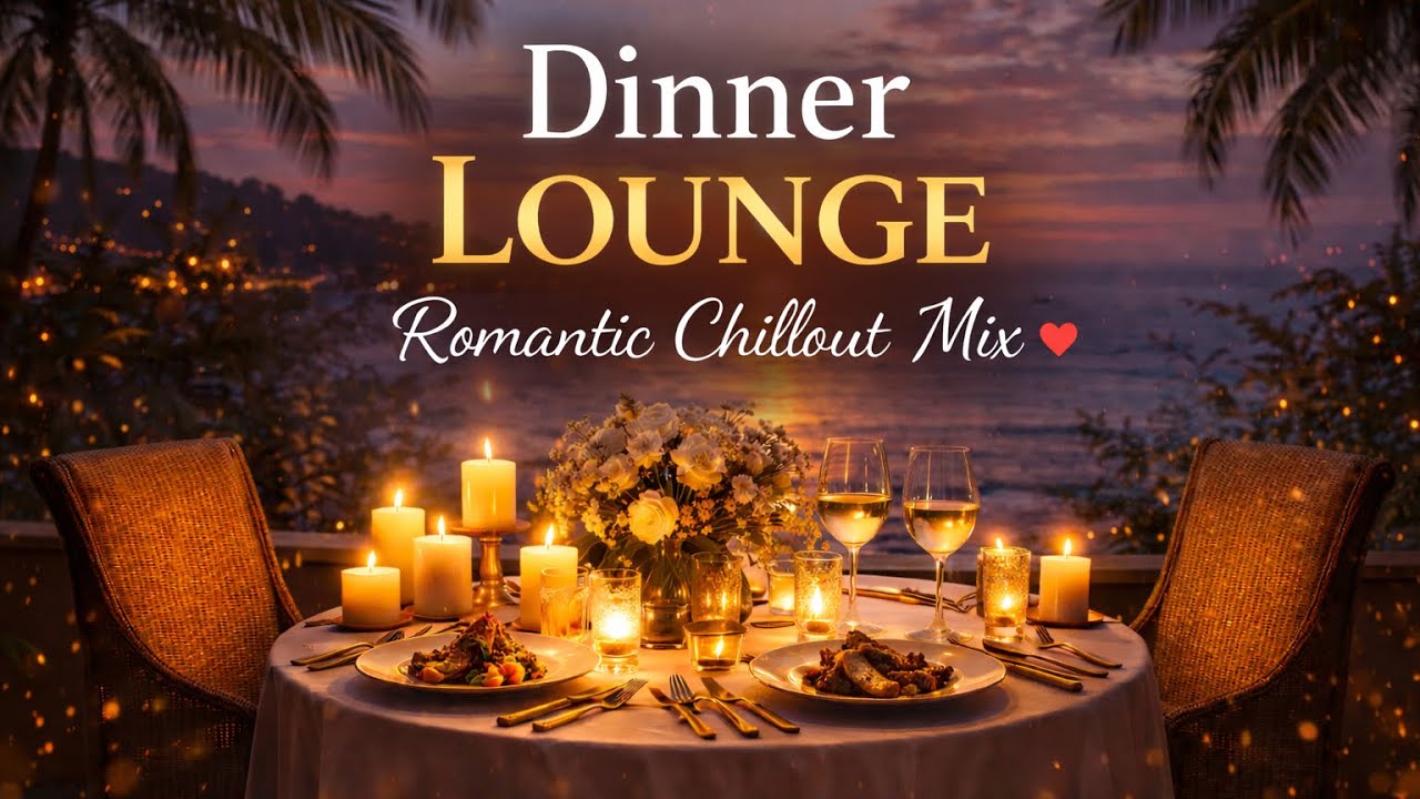 Dinner Lounge Music 🍷 Romantic Chillout Mix for Relaxing Evenings
