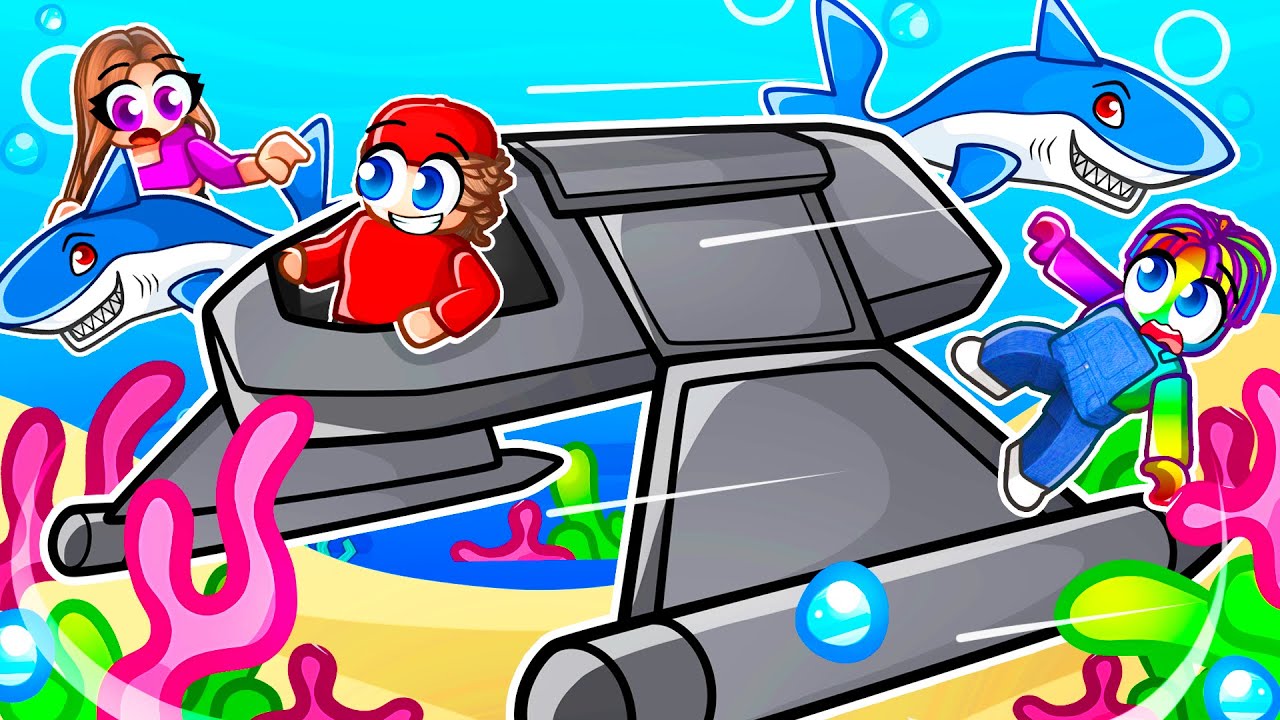 J'ai dépensé 100 000$ pour le Nouveau bateau dans Roblox SHARKBITE !