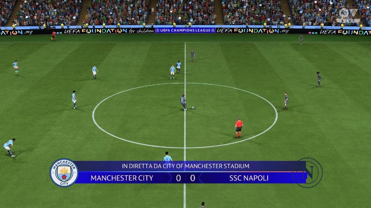 Manchester City - Napoli 2-2 | Champions League | FC25 | IA