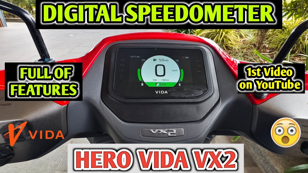 Hero Vida VX2 Digital Speedometer Features | | Instrument Console Features 🔥| JD Vlogs Delhi