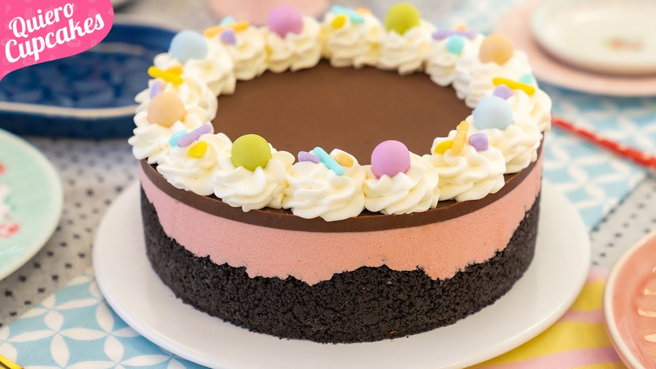 TARTA SIN HORNO DE CHOCOLATE RUBY 🍫 | QUIERO CUPCAKES