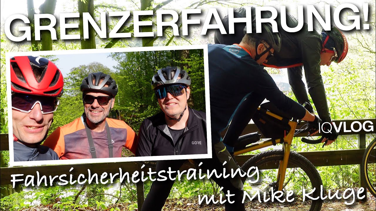 Gravelbike Fahrsicherheitstraining mit Mike Kluge - Muss man gemacht haben! #iqvlog