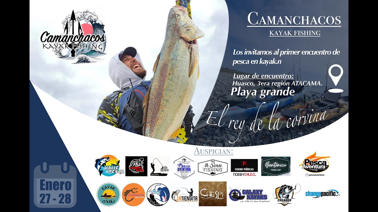 Encuentro de pesca en kayak  ( camanchacos)  piques BRUTALES