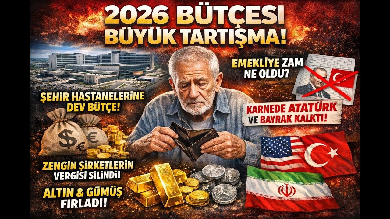 2026 BÜTÇESİNDE KİM UNUTULDU? | ŞEHİR HASTANELERİ, SİLİNEN VERGİLER VE EMEKLİ ZAMMI!