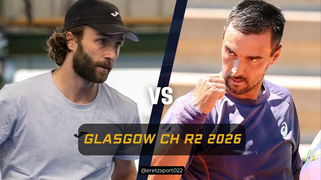 Glasgow Challenger 2026 R2: Liam Broady vs. Dimitar Kuzmanov [4] Condensed Match5