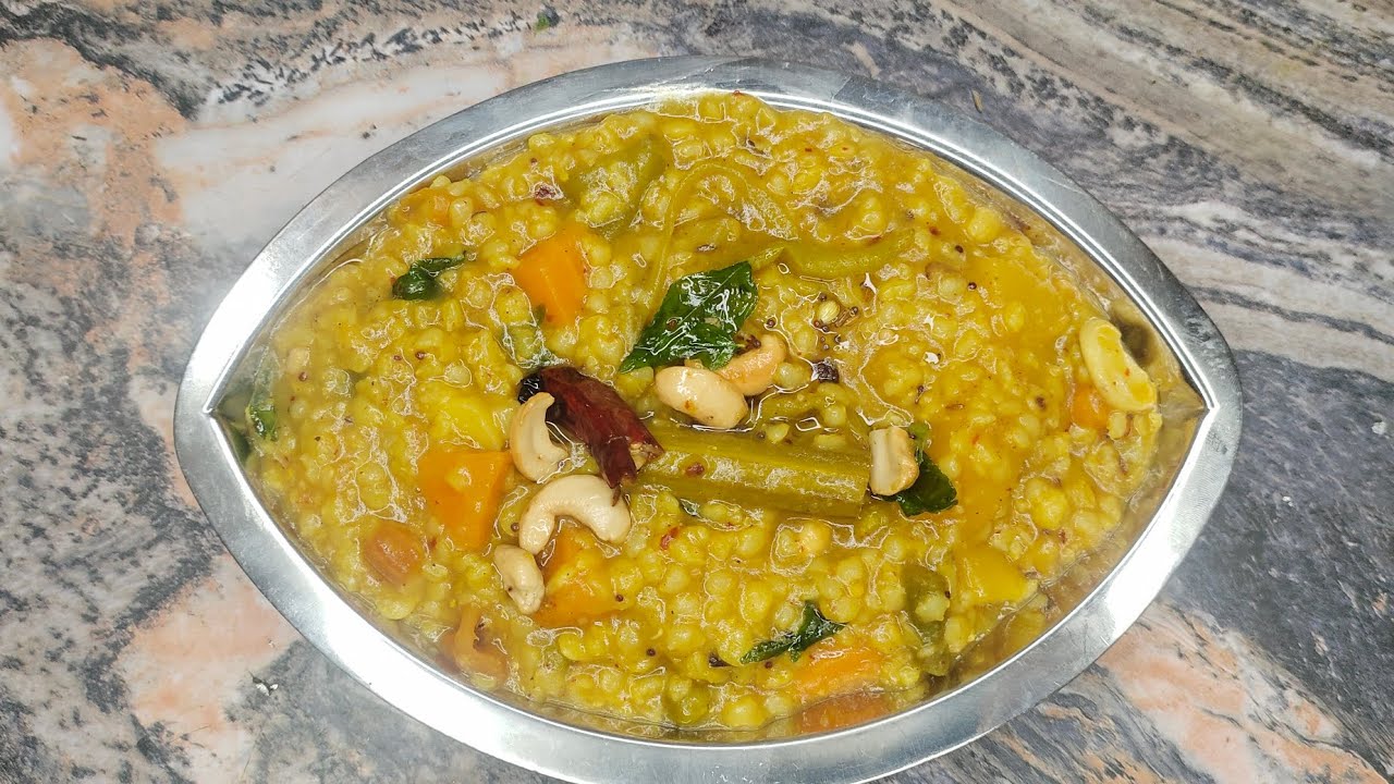టెంపుల్ స్టైల్ కదంబం రెసిపీ in telugu by Sandhya kitchen India 
