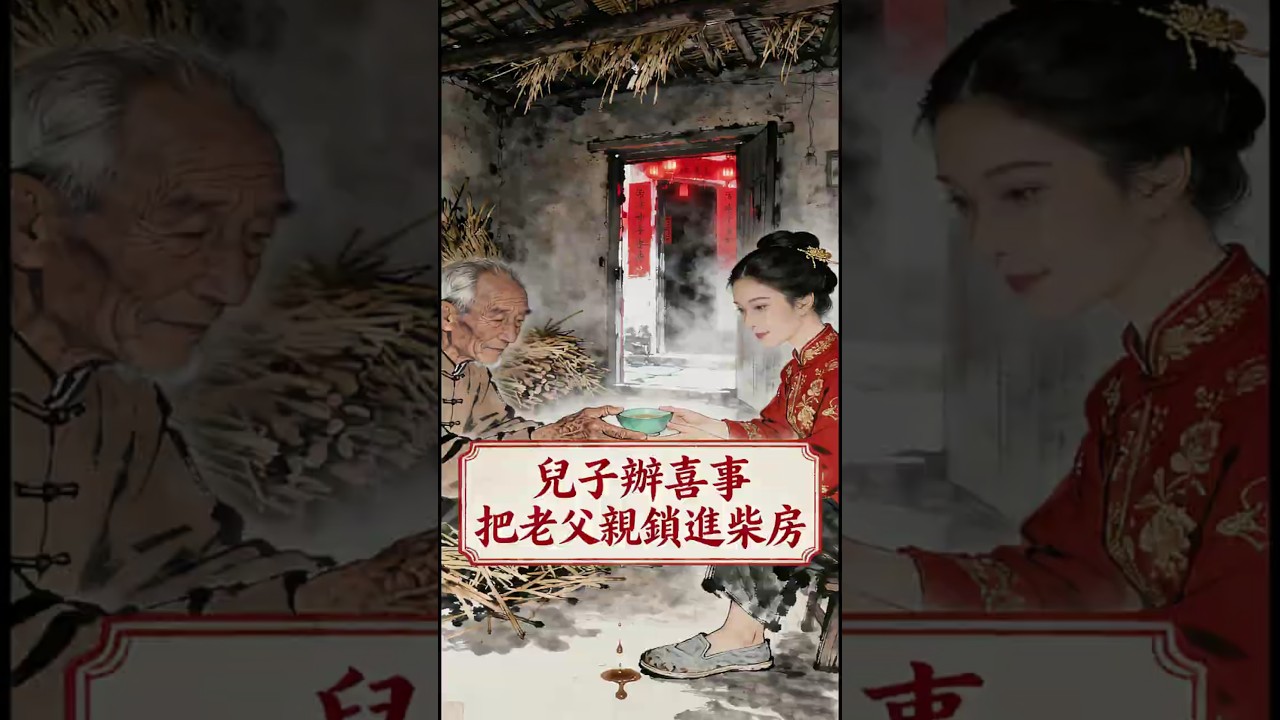 兒子結婚那天把老父親鎖進柴房&mdash;&mdash;新娘子進門第一句話，讓整個院子靜了