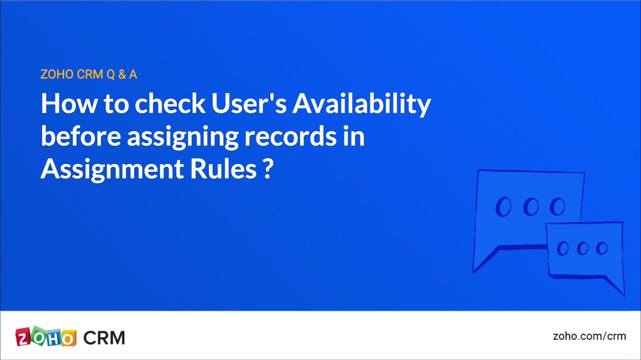 How to check a user's availability before assigning the records in assignment rules?
