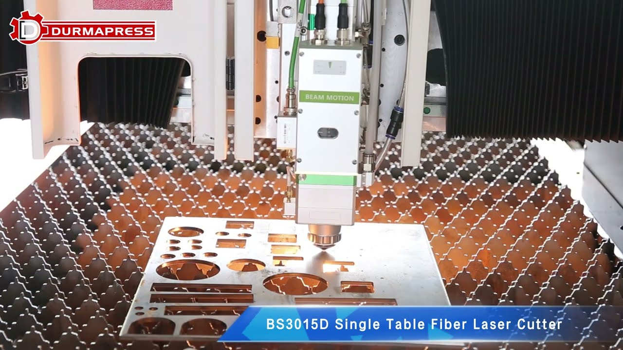Max 3kw BS3015D Fiber Laser Metal Cutting Machine 3000mm x 1500mm cutting Area