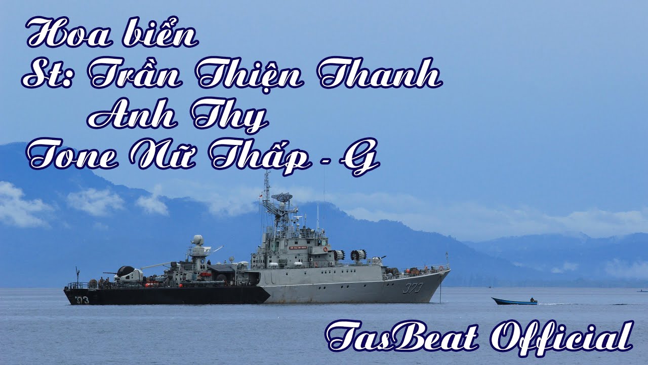 Karaoke Hoa Biển - Tone Nữ Thấp | TAS BEAT