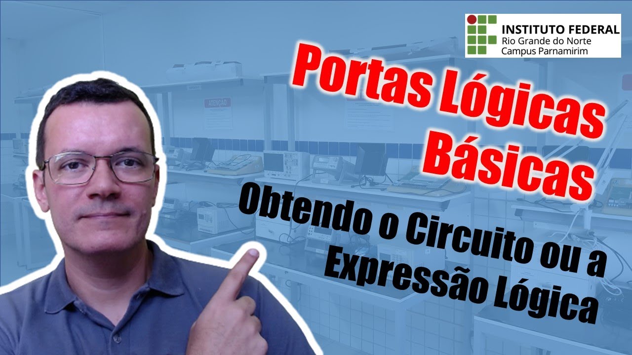 Aula 04 Portas lógicas :: Como obter a expressão lógica ou o desenho do circuito lógico
