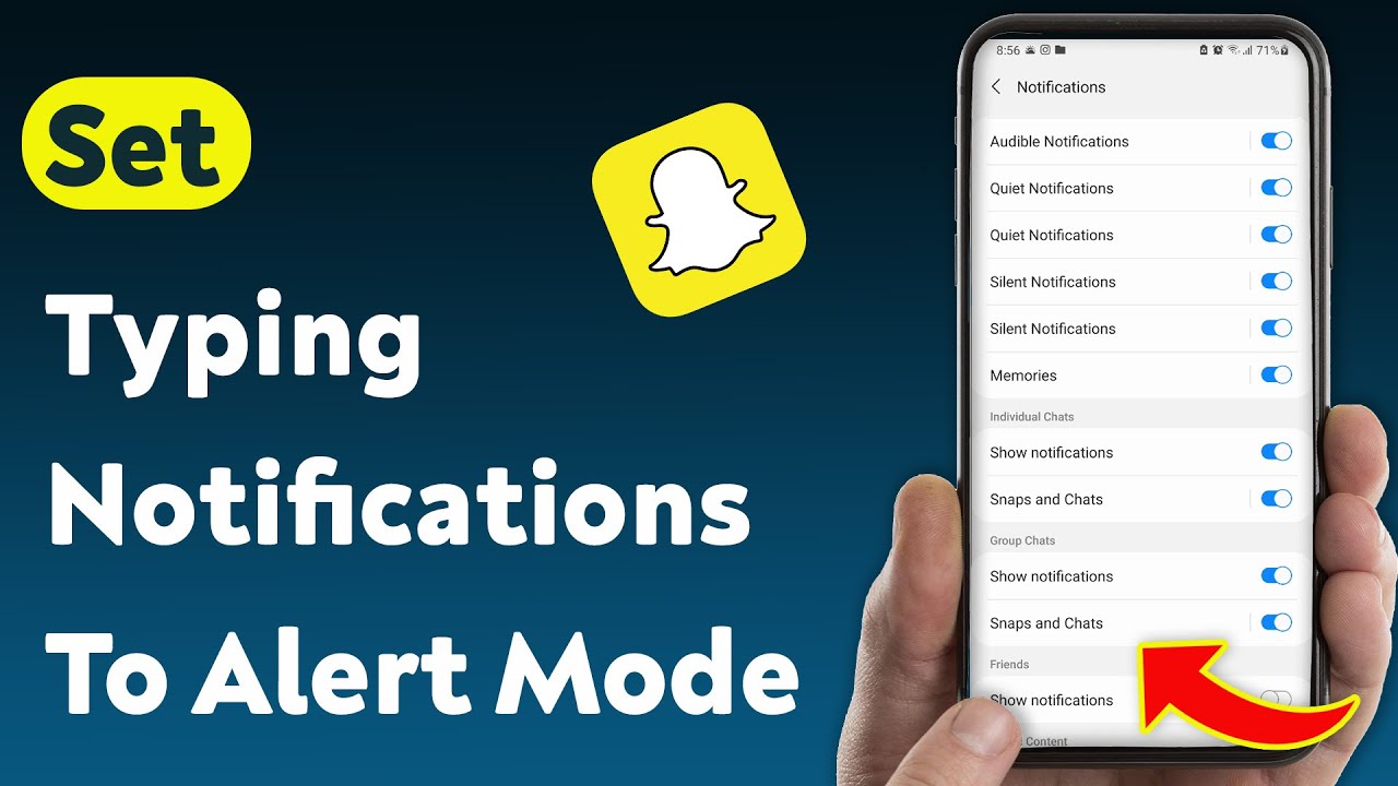 How To Set Snapchat Typing Notifications To Alert Mode (Updated)