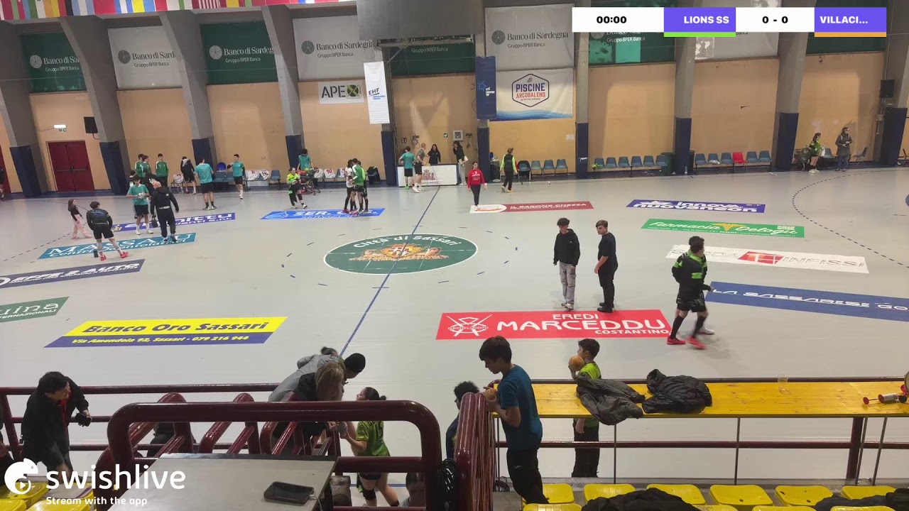 Live alimentato dall'app Swish Live
LIONS SS VS VILLACIDRO