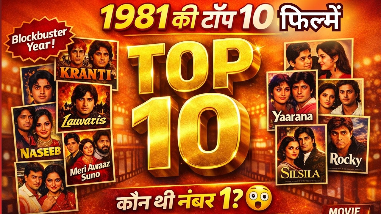 जब सिनेमा बदल रहा था… 1981 की टॉप 10 हिट बॉलीवुड फिल्में |