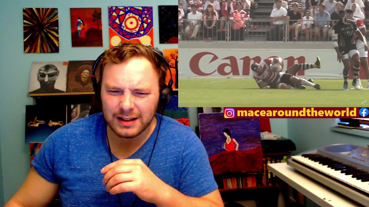 NHL FAN REACTS to Biggest Rugby Hits 19/2020 | REACTION Video