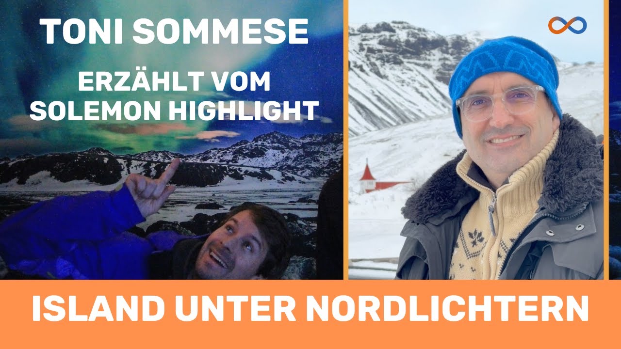 Island unter Nordlichtern, ein Highlight der SOLEMON Regeneration