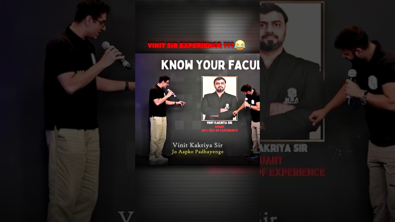 Vinit Sir&rsquo;s Experience Revealed #QuantWithVinitSir #shorts