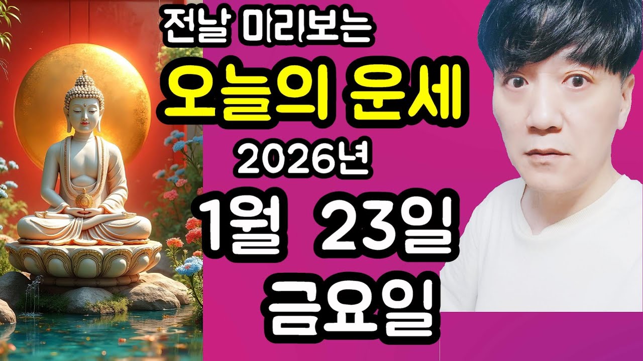 오늘의운세, 1월 23일 ,금요일, 타로,운세,사주,띠별운세,미금,신점,명품,통변  #오늘의운세
